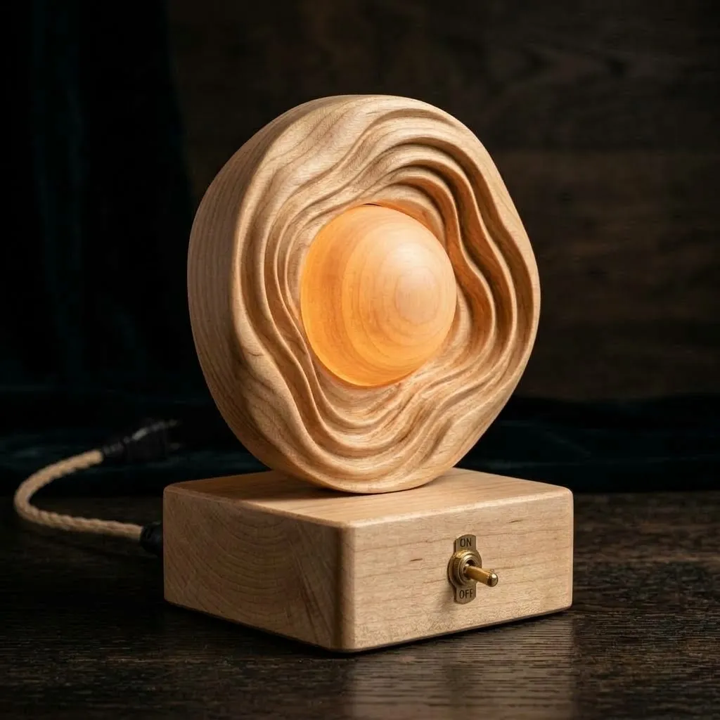 Wooden Airglow Night Light